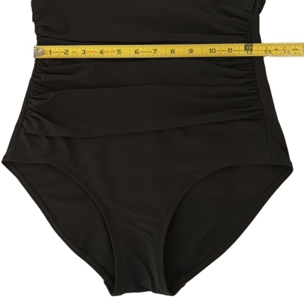 L.L. Bean One Piece Swimsuit, Size 10, Black - Picture 5 of 9